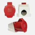 Розетка силовая настенная ARTSUN SW-3F-32А -IP44-5P