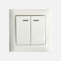 Выключатель 2-клавишный с индикатором ARTSUN STANDART