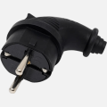Вилка угловая ARTSUN P1UE-B-IP44