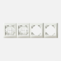 Рамка 4 поста горизонтальная ARTSUN STANDART