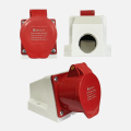 Розетка силовая настенная ARTSUN SW-3F-16А-IP44-5P