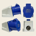 Розетка силовая настенная ARTSUN SW-1F-32А-IP44-3P