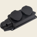 Колодка каучук с заземлением с крышкой ARTSUN K2E-B-IP44