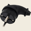 Вилка угловая ARTSUN P1UE-B-IP44