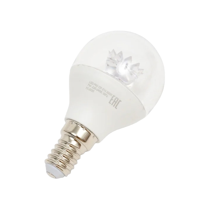 Лампа светодиодная с линзой ARTSUN LED P45 CR 7W E14 3000K