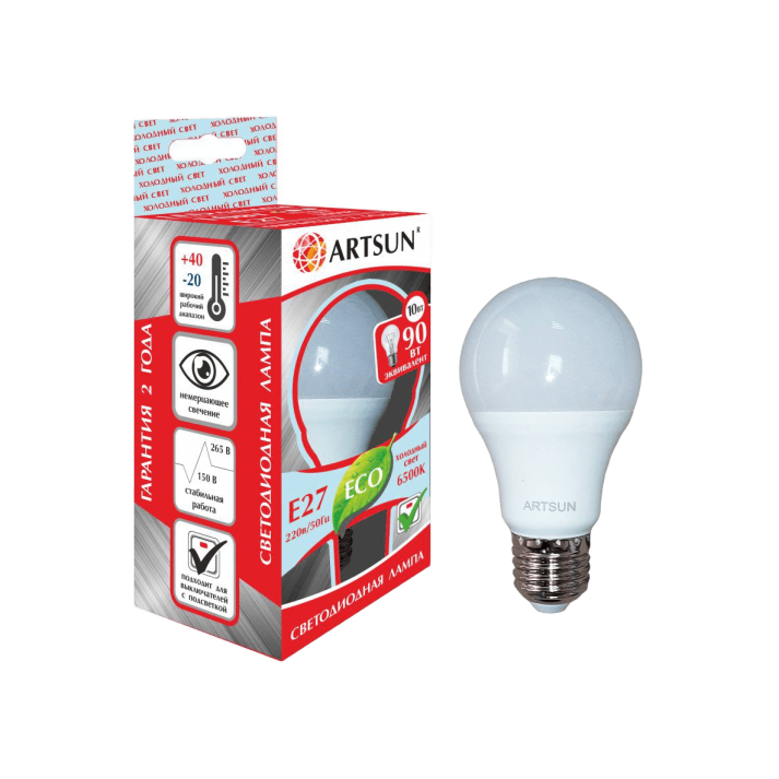 Лампа светодиодная ARTSUN LED A72 20W E27 4000K