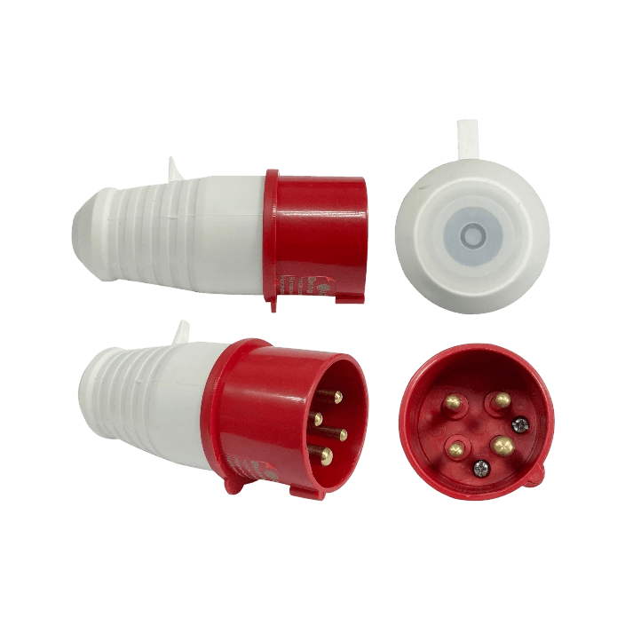 Вилка силовая ARTSUN P-3F-16А-IP44-4P Вилка силовая ARTSUN P-3F-16А-IP44-4P