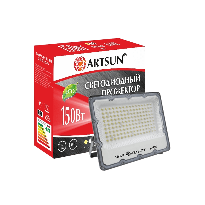 Прожектор светодиодный ARTSUN LED FL 150W 6500K SMD Прожектор светодиодный ARTSUN LED FL 150W 6500K SMD