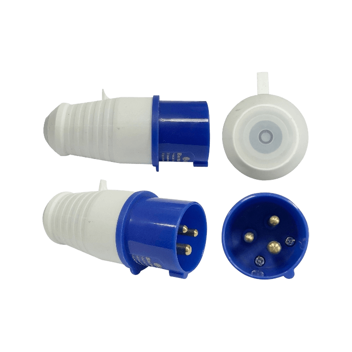 Вилка силовая ARTSUN P-1F-16А-IP44-3P Вилка силовая ARTSUN P-1F-16А-IP44-3P