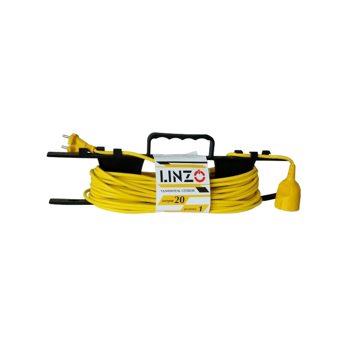 Удлинитель сетевой LINZO 10-1-20M ПВС 2Х0,75 ММ2 MAX 2500W Удлинитель сетевой LINZO 10-1-20M ПВС 2Х0,75 ММ2 MAX 2500W